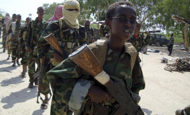 A child soldier recruited for Somali terror militia, Al-Shabab