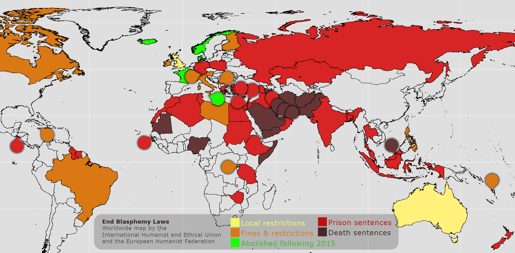 Image result for anti blasphemy law countries